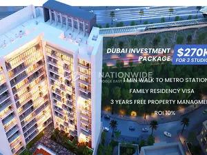Best STUDIO Investment for rent in Dubai, 1min walk to metro