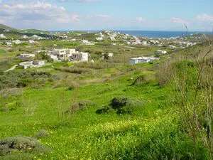 Land  in Syros island Greece
