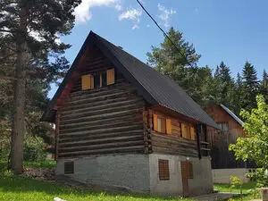 Traditional North House near the center of Zabljak