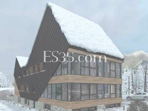 New apartments near the ski center, forest and lake