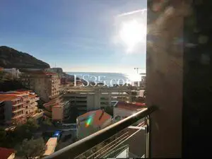 Studio apartment with sea view in Becici