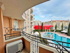 Big Studio with pool view in Aphrodite Palace, Sunny Beach