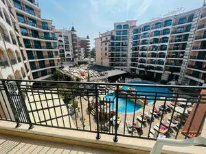 Pool View 1-Bed Apartment in Karolina, Sunny Beach