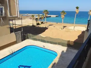  Studio 55 m Sea view ready to move private beach. Hurghada
