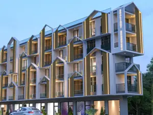  Apartment one bedroom 64m seaview Sea light Arabia Hurghada