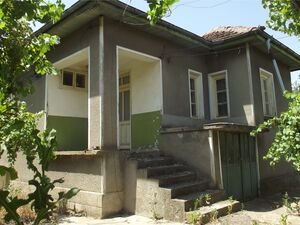 Cozy rural house on the Danube river.