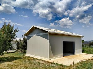A plot of 19 ares below Avala with 2 unfinished buildings