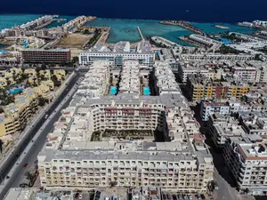  apartment one bedroom 75 Sqm Street view, Arabia. Hurghada.