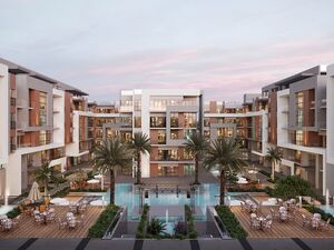  77m² Apartment with Side Sea View in Bsky Soma Bay 1 Bedroo