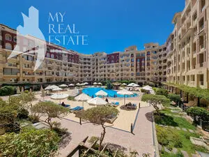 Pool view 1 bedroom apartment with terrace for sale 