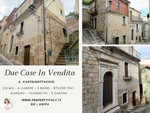 Two detached houses for sale in Castelbottaccio -Ref.:AG174