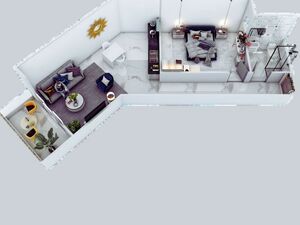 🌊 Premier Beach Residence – Modern 1-Bedroom Apartment