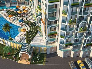 1BR Apartment Pool & Sea View