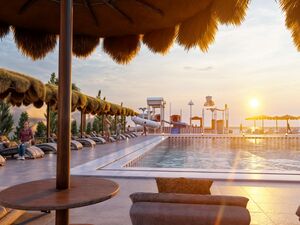 STUDIO WITH PANORAMA SEA VIEW-HURGHADA -PREMIER BEACH FRONT 