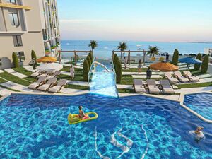 studio apartment 62sqm pool&sea view for sale, in hurghada