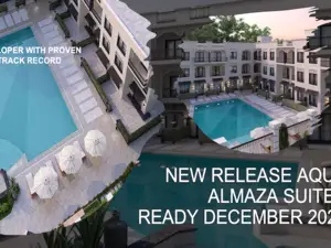  Almaza Studio Suites with pool