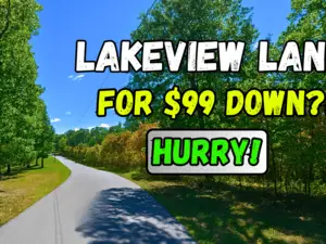 Your 0.27 Acres Lakeview Retirement Lot For Just $99/Down