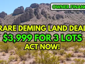 RARE 3 Adjacent Land Alert! 1.53-Acre Land for JUST $99/Down