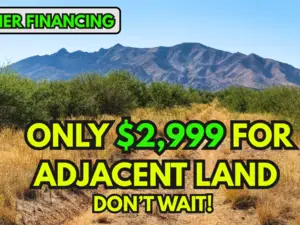 $50 for TWO Adjoining Lots in Arizona? You Read That Right