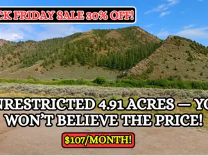 Black Friday: 30% OFF – 4.91 Acres in Colorado for $107/Mo!