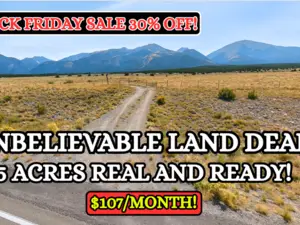 Black Friday: 30% OFF – 5 Acres in San Luis for $107/Mo!