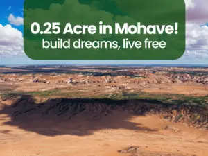 Escape City Chaos: 0.25 Acre in Mohave, $47/Down – Buy Now