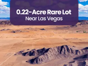 Buy 0.22-Acre Rare Lot Near Las Vegas For Just $47/Down