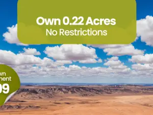 Own 0.22 Acres For Just $99/Down. No Restrictions, Buy Now