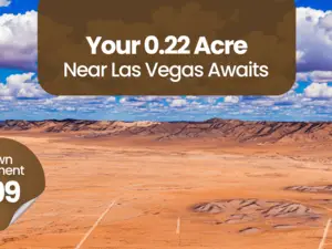 Your 0.22 Acre Near Las Vegas Awaits at $79 Month Payments
