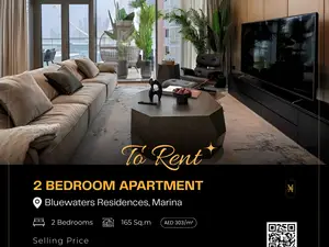 Luxury 2 Bedroom Apartment for rent in Bluewater Residences
