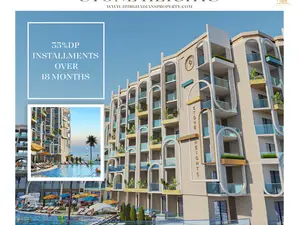 studio apartment 67sqm sea/pool view for sale inhurghada