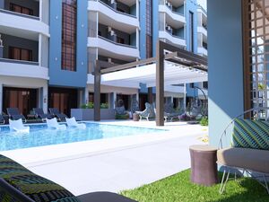 1bedroom apartment 63sqm sea&pool view for sale in hurghada