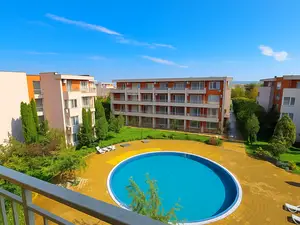 Studio with pool View in Nessebar Fort Club, Sunny Beach