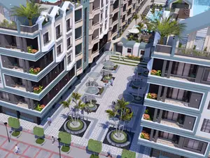 1bedroom apartment 61sqm sea&pool view for sale, hurghada,re