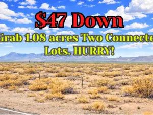 2026 Best Deal: 0.54-Acre 2 Connected Lots For Just $47/Down