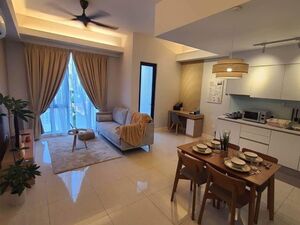 Fully furnished studio unit for rent Surian Condominium 