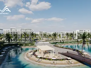 Beachfront 1-Bedroom-appartment  with sea view in El Mamsha 