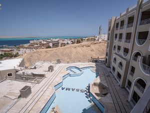Ready 68SQM studio with Sea & Pool view- Hadaba Area
