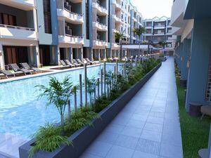 Studio 34Sqm directly on the pool