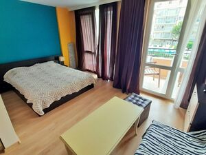 Big Studio with Balcony for sale in Aphrodite Palace, Sunny 