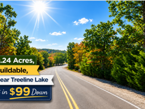 Own 0.24 Acres In Camden County MO For Just $99 Down Today!