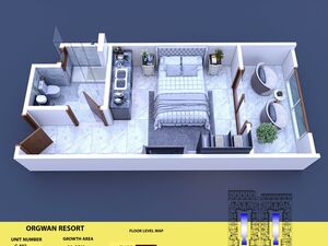 36sqm Studio in Aqua Orgwan Resort | 35% Down Payment | 