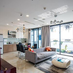 [FOR RENT] 2-BR WITH CURVED LAYOUT IN VINHOME BASON