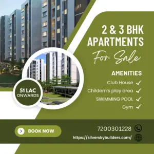 Find Your Dream Home: Silversky's 2 & 3 BHK Apartments in Ma