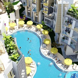3 bedroom apt, pool and garden view, Aqua Infinity Resort