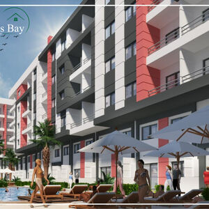 Al Ahyaa.2 bedroom flat 117 m2 with city, sea view. Hurghada