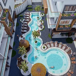  Apartment one bedroom 52 Sqm Street view, Magawish Hurghada