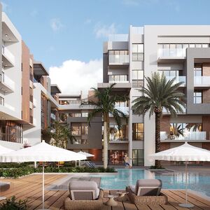 Apartment 113 m, two bedrooms and a hall, overlooking the se