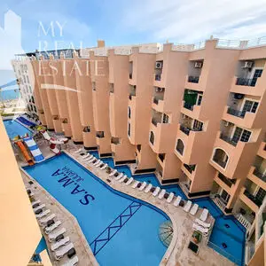 Pool view spacious studio for sale in Juliana Beach Resort