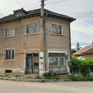Old rural house with business premises and land in a village